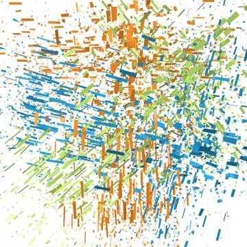 Explosion abstract Stock Illustration