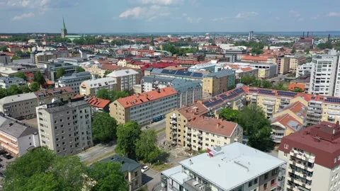 Explosion, Ådalagatan, Linköping, Sweden Stock Footage 219637003