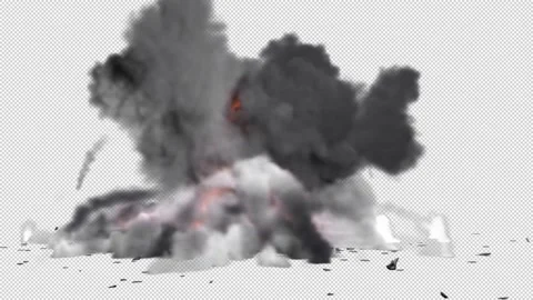 Explosion with Alpha Vidéo 164101434