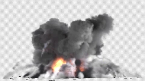Explosion with Alpha Видео 164101437