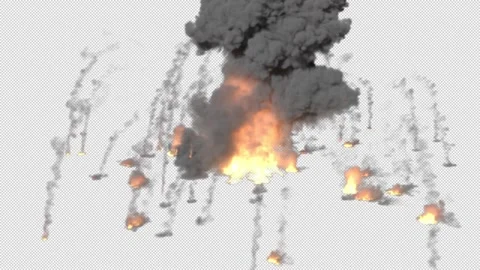 Explosion with Alpha Vidéo 275831079