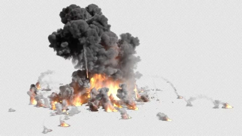 Explosion with Alpha 스톡 동영상 279433078