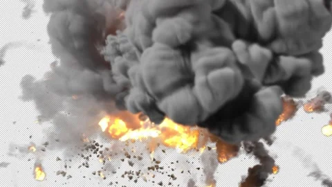Explosion with Alpha 스톡 동영상 279434086