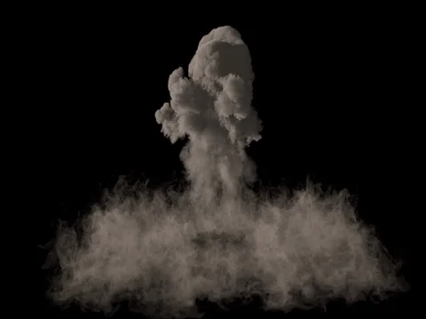 Explosion with alpha mask. Stock Footage 77074818