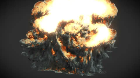 Explosion with Alpha mask. HD 1080. Stock Footage 26178202