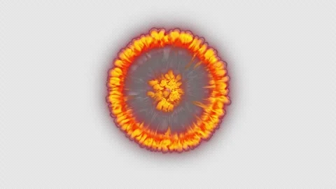 Explosion and shock wave of smoke. Stock Footage 266919739