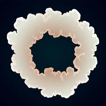 Explosion animation. Animation for game of the explosion effect. Cartoon Stock Illustration