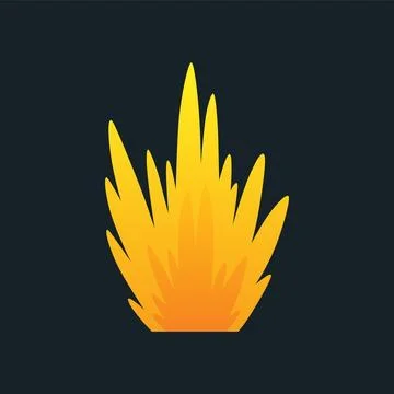 Explosion animation. Animation for game of the explosion effect. Cartoon Stock Illustration