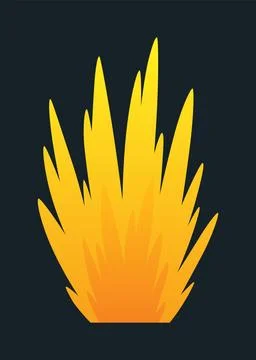 Explosion animation. Animation for game of the explosion effect. Cartoon Stock Illustration