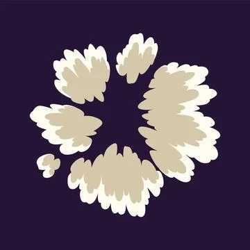 Explosion animation. Animation for game of the explosion effect. Cartoon Illustrazione stock