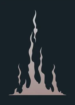 Explosion animation. Animation for game of the explosion effect. Cartoon Stock Illustration