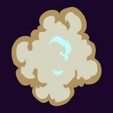 Explosion animation. Cartoon burst effect of vector comic boom and bang. Bomb Stock Illustration