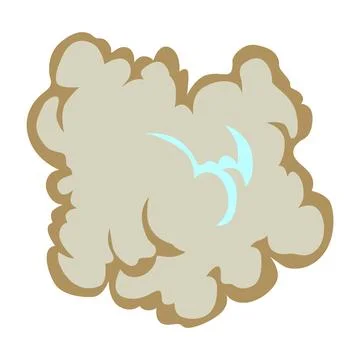 Explosion animation. Cartoon burst effect of vector comic boom and bang. Bomb Stock Illustration