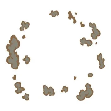 Explosion animation. Cartoon burst effect of vector comic boom and bang. Bomb Stock Illustration