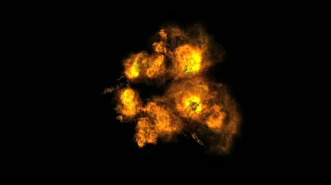 Explosion arena Stock Footage 11625773