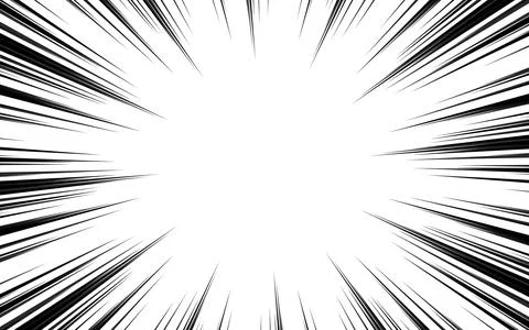 Explosion background. Manga speed frame. Superhero action. Radial lines for.. Stock Illustration