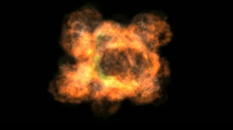 Explosion ball Stock Footage 11520279