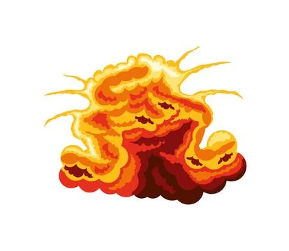 Explosion bang effect Illustrazione stock