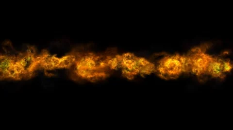 Explosion on black background Stock Footage