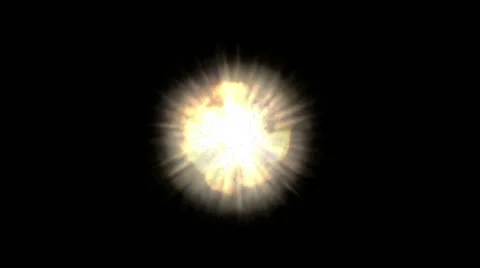 An explosion on a black background video 스톡 동영상 54544833