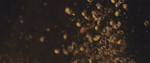 Explosion of black coffee beans 스톡 동영상 247383008