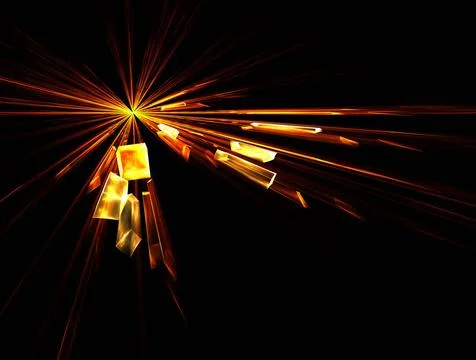 Explosion, blast Explosion, broken glass, burst of light, Copyright: xZoon... Stock Photos