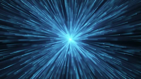Explosion blue lights sparkles. Glowing light explodes. Stock Footage 112366748