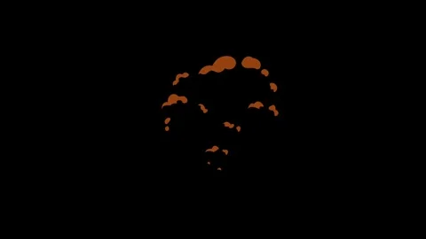 The explosion of the bomb exploded upwards, towering very high Видео 321759085