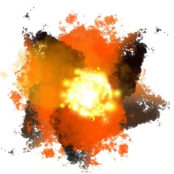 Explosion Bomb Illustration of explosion done in retro style. Copyright: x... Stock Photos