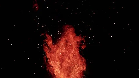 Explosion bomb smoke animation with alpha Video stock 146013049