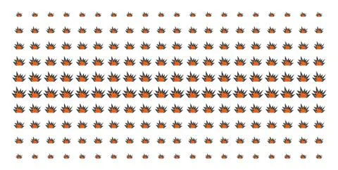 Explosion Boom Shape Halftone Pattern 스톡 일러스트