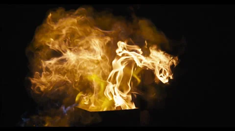 Explosion from the box Stock Footage 29737495