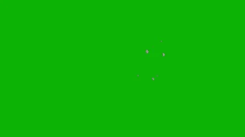 Explosion Burst Animation on Green Screen – Impact Effect Stock Footage 314919385