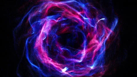 Explosion burst shockwave B1 red blue Stockbeeldmateriaal 314354962