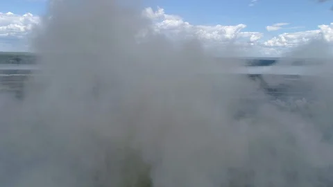 Explosion in career on extraction of ore Stock-Footage 96475532