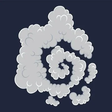 Explosion. Cartoon bomb explode effect with smoke effect. Comic boom vector Stock Illustration