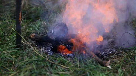 Explosion cigarette lightr Stock Footage 11631964