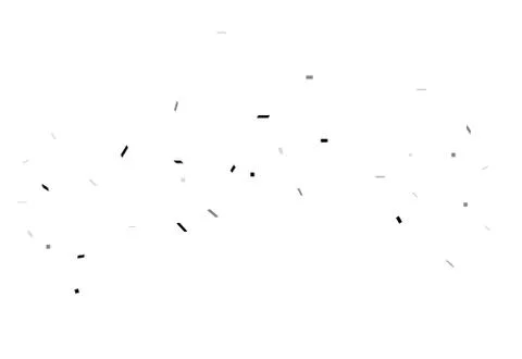 Explosion cloud of black pieces. vector illustration. Stock Illustration