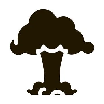 Explosion cloud icon vector symbol illustration Illustrazione stock
