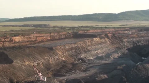 Explosion of coal Stock Footage 30384689