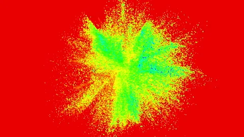 Explosion of color Stock Footage 229469614