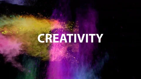 Explosion colors creativity idea inspiration concept background wallpaper Stock Footage 123519038