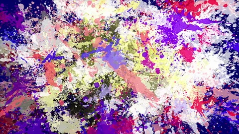 Explosion of Colors Infinite World of Particles. Stock Footage 274302148