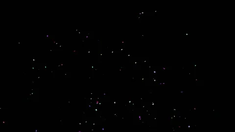 Explosion Confetti Alpha Channel Stock Footage 165367874