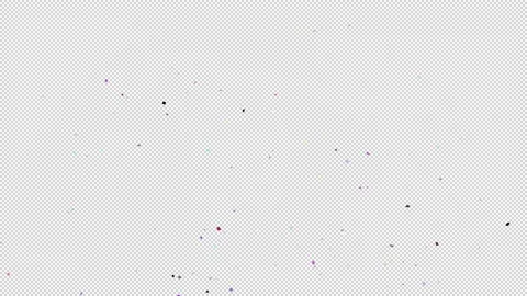 Explosion Confetti Alpha Channel Stock Footage 165367886