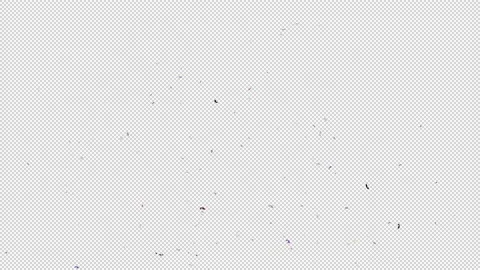 Explosion Confetti Alpha Channel Stock Footage 165367914