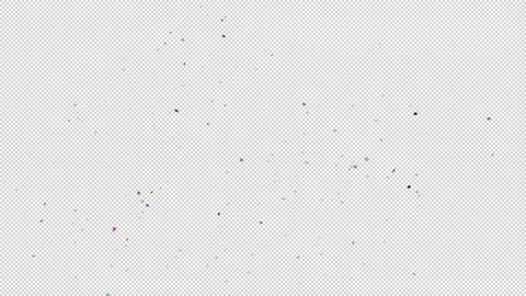 Explosion Confetti Alpha Channel Stock Footage 165367954