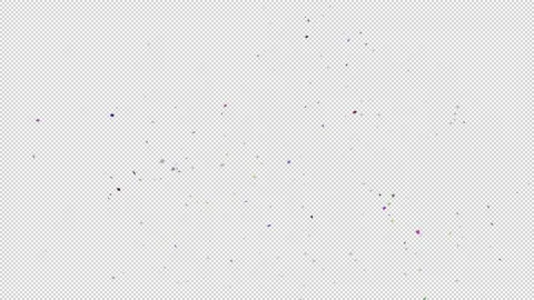 Explosion Confetti Alpha Channel Stock Footage 165367973