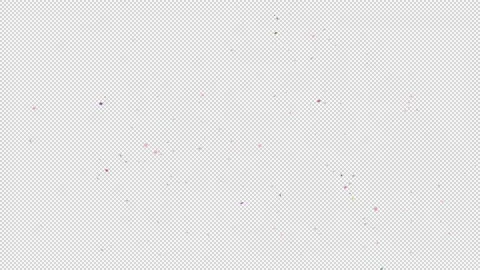 Explosion Confetti Alpha Channel Stock Footage 165368271