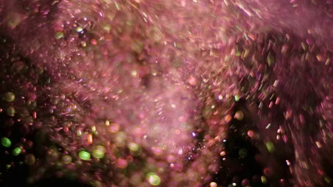 The explosion of cosmic bright particles. slow motion Stock Footage 159628476
